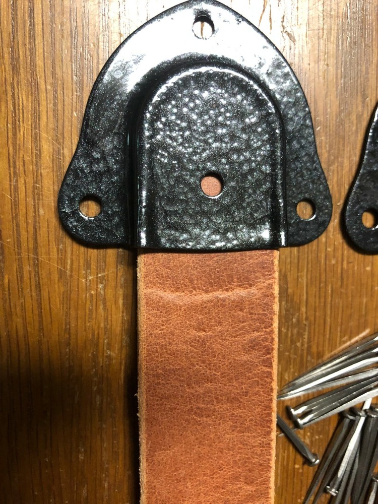 Chest, Trunk & Box--Leather Handle Kit--3/16" thick--small chest--Z-1