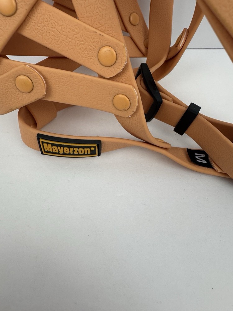 Pitbull Muzzle for Large Medium Sized Dogs to Prevent Biting Orange Mayerzon