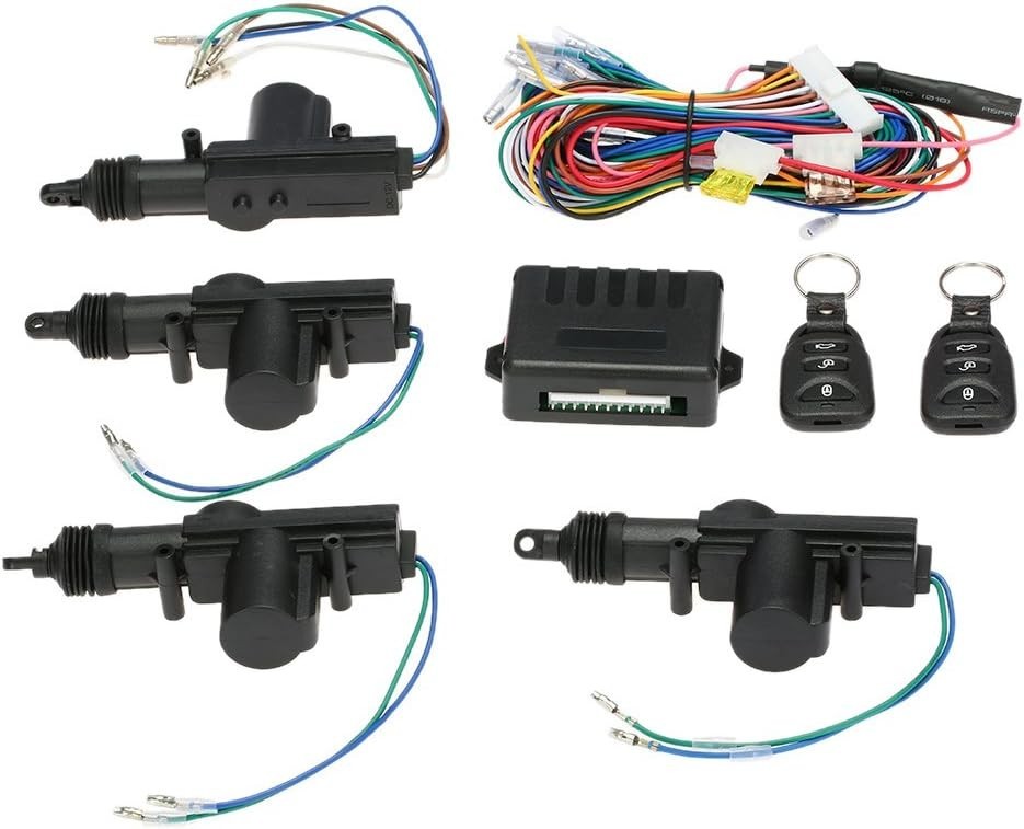 12V Car Keyless Entry Kit - Universal Remote Locking with Trunk Release Feature