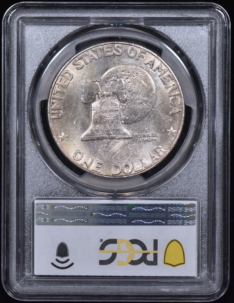 1976 Type 1 Ike Eisenhower Dollar $1 PCGS MS63 CAC - Strong Luster!
