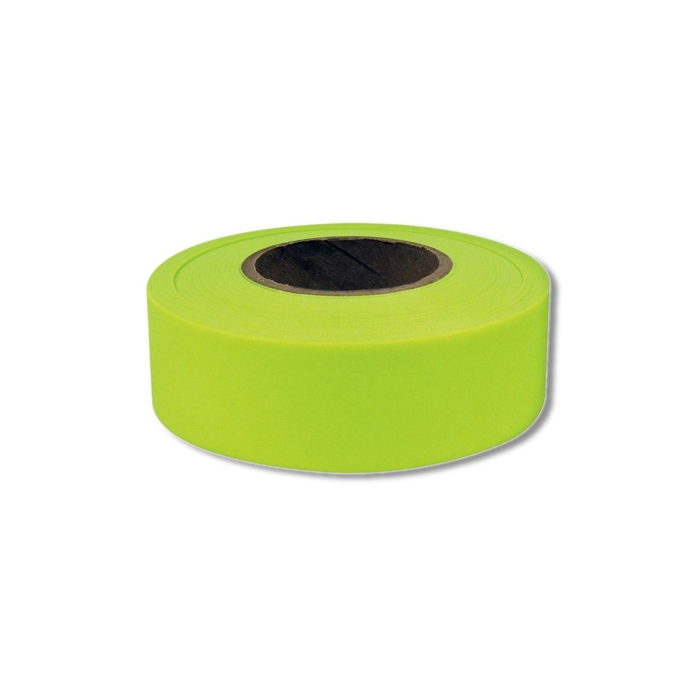 IPG 1.18 in X 50 yd Flagging Ribbon Green 6883