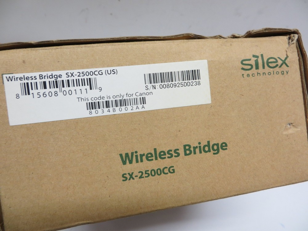 New Silex Sx 2500cg Wireless Bridge Server Unit
