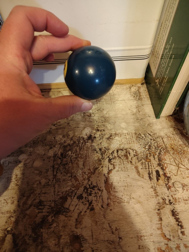 Vintage 2 1/4" Billiard Pool Ball Replacement #2 Solid Dark Blue