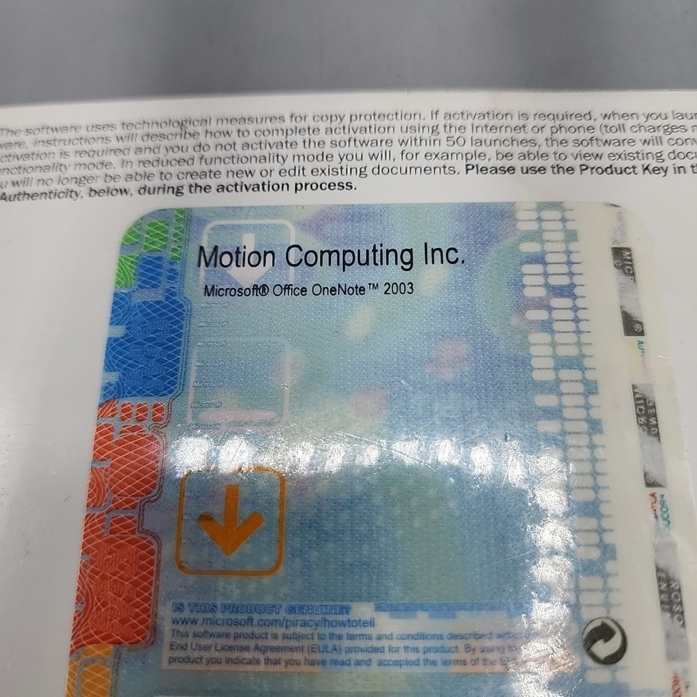 Microsoft Office OneNote 2003 OEM - One Note - Sealed Includes Key