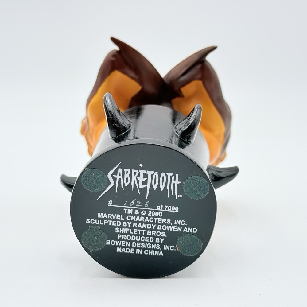 Bowen Designs Marvel Sabertooth Mini Bust Figurine 6” Tall IN BOX