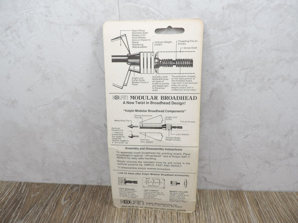 Kolpin Modular Broadhead Pyramid Points #6209