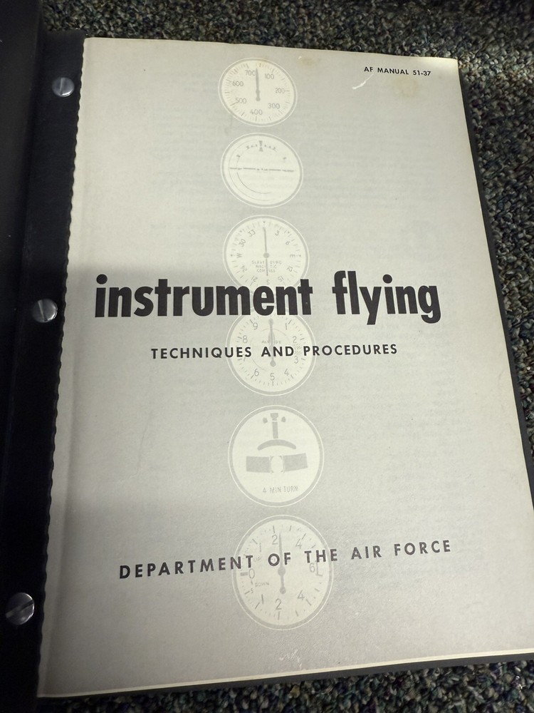 Air Force Instrument Flying Techniques Manual 1953