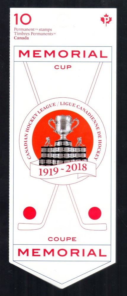 SINGLE FROM BKT: MEMORIAL CUP CENTENNARY 2018, DOMESTIC RATE (90c), MNH