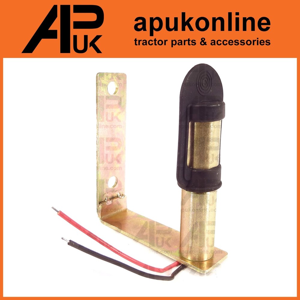 Rotating Amber Beacon Offset Bracket Mount Flexi Pole Tractor Mounting Light