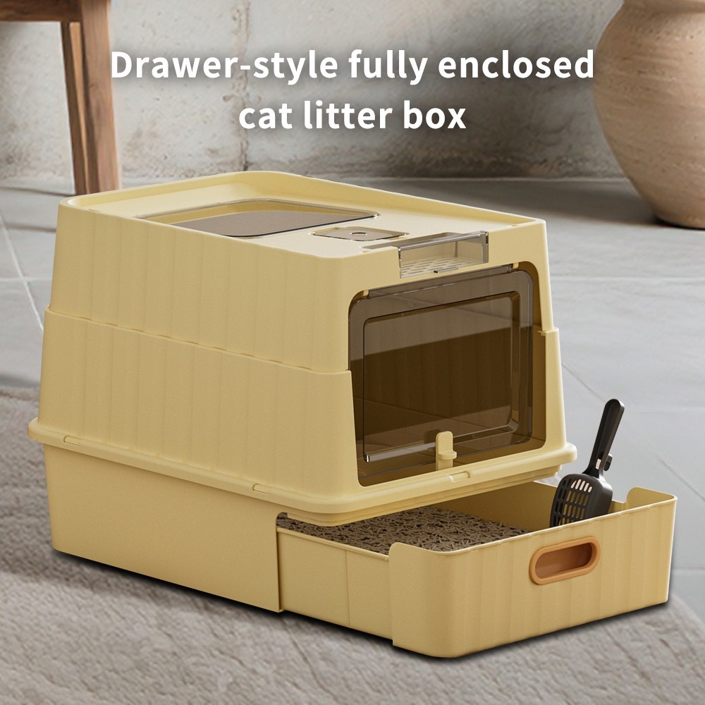Drawer-Type Cat Litter Box