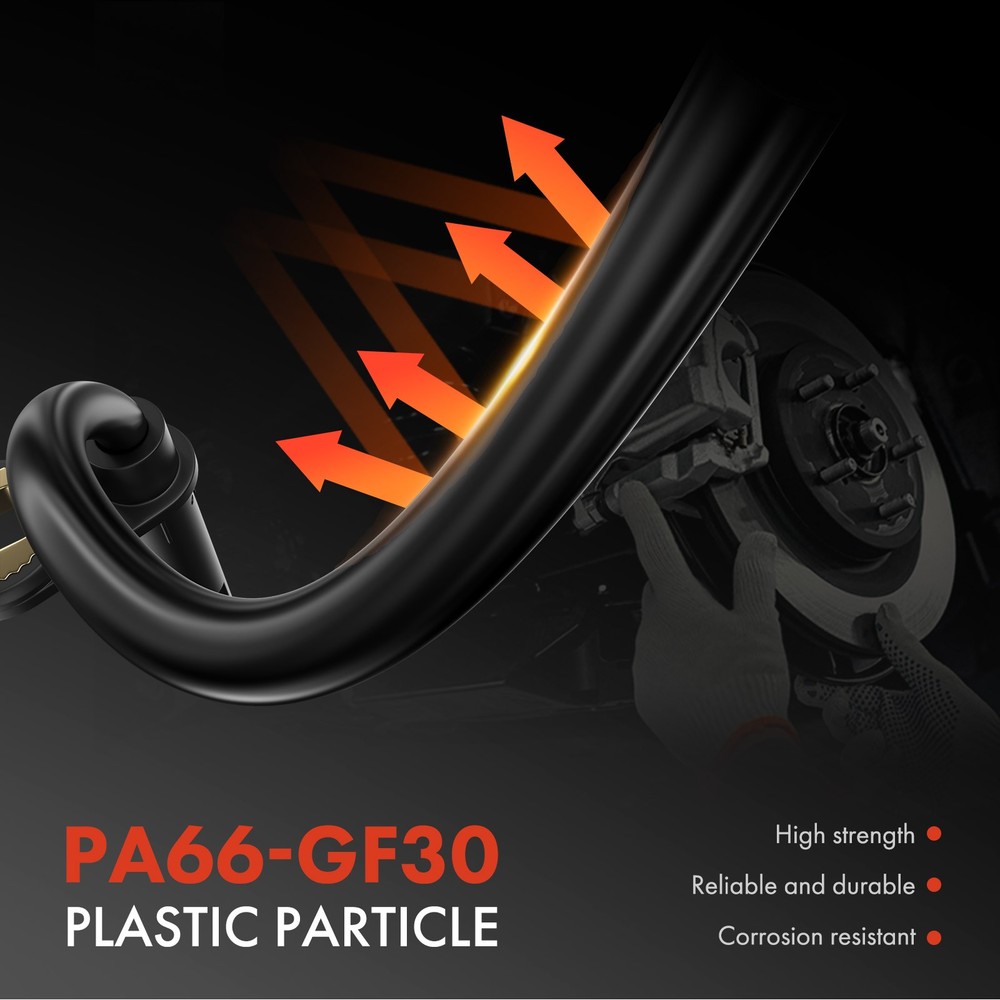 2Pcs Rear ABS Wheel Speed Sensor for Mitsubishi Lancer 2008-2015 Evolution Turbo