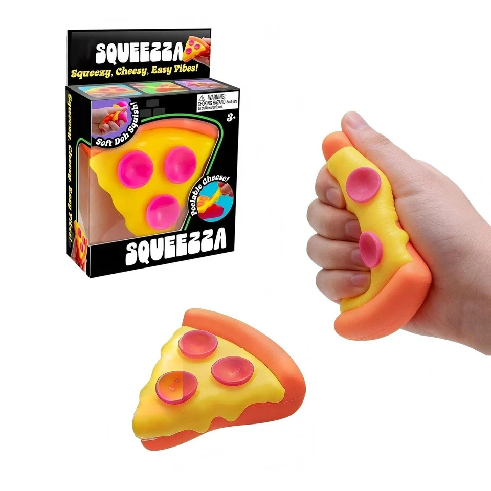 NeeDoh Squeezza Pizza Nee Doh Squeeze  free shipping