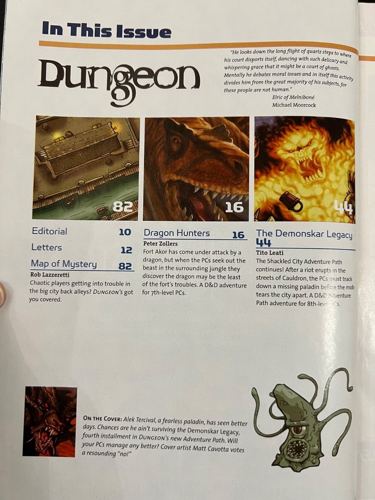 Dungeon Magazine #104 November 2003