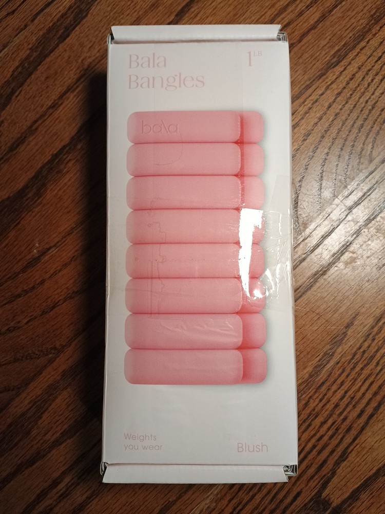 BALA Bangles Blush 2 X 1 Lb Each Wrist/Ankle Weights New