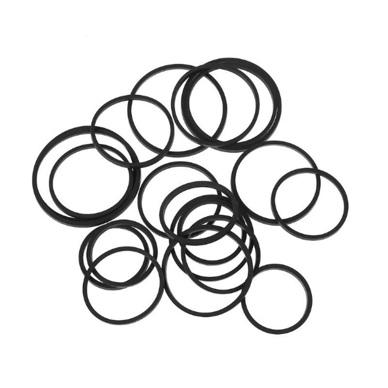 20Pcs 25-170mm Universal Assorted Common Square Rubber Belts