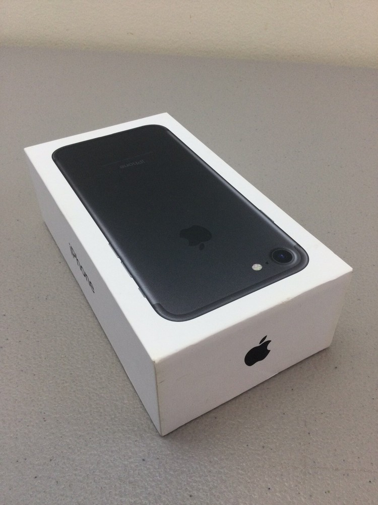 Original Apple iPhone 7- 2016 for Model Black 32 GB Empty Box Only
