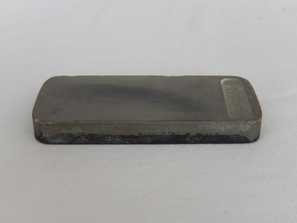 SWIFT & SHURE Razor Hone Knife Sharpening Stone Vintage