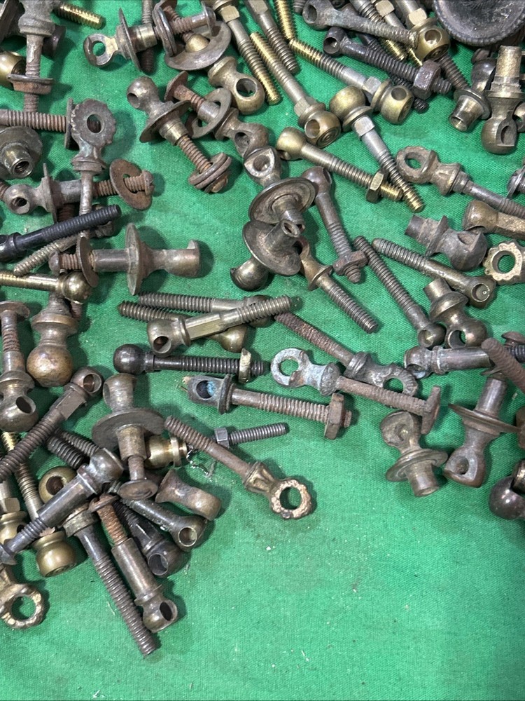 Solid Metal & Brass Antique Drawer Pull Bail Post 120 Plus