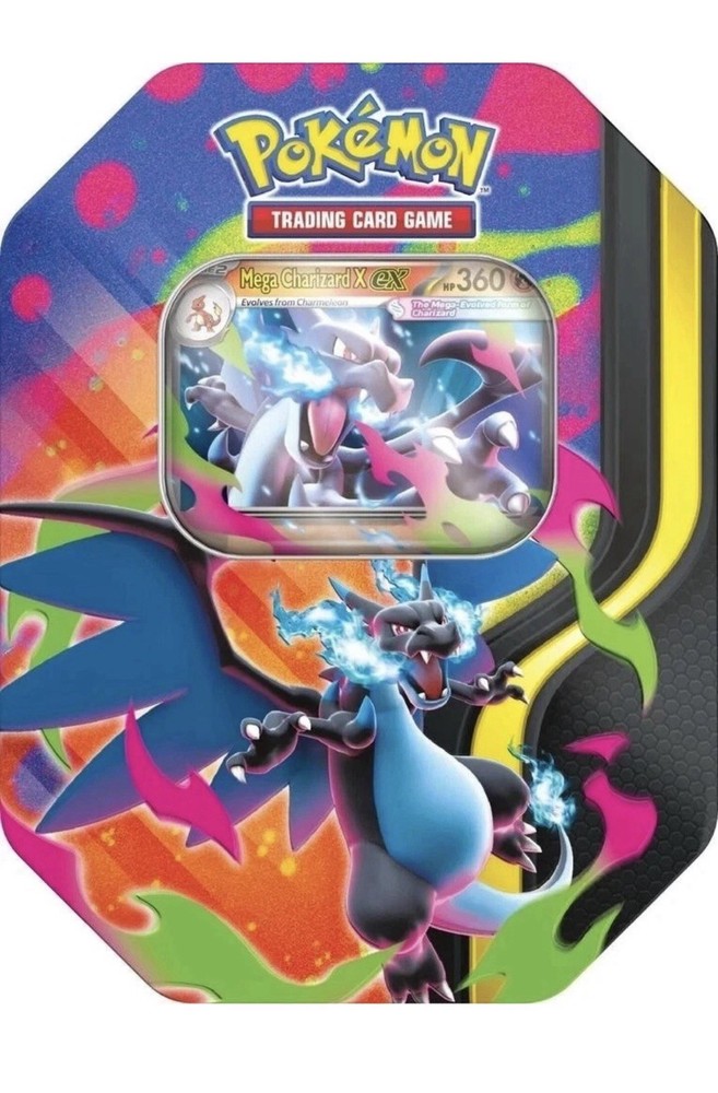 Pokemon Mega Charizard Ex Tin