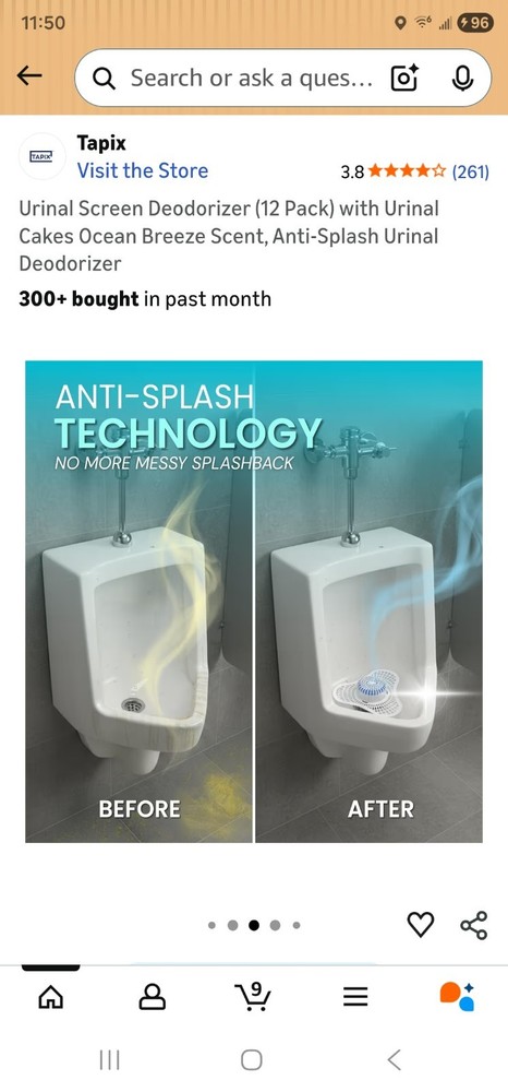 Brand New Urinal Screen Deodorizer