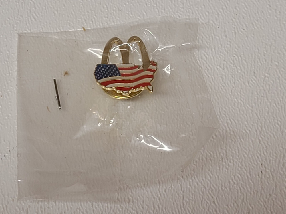McDonald's Flag Crew Label Pin