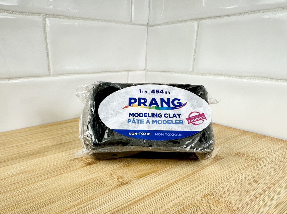Prang Modeling Clay Black - Two 1 Pound Blocks