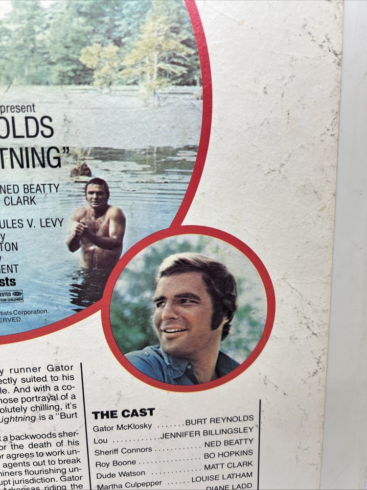 White Lighting (1973) Vintage CED RCA SelectaVision Videodisc