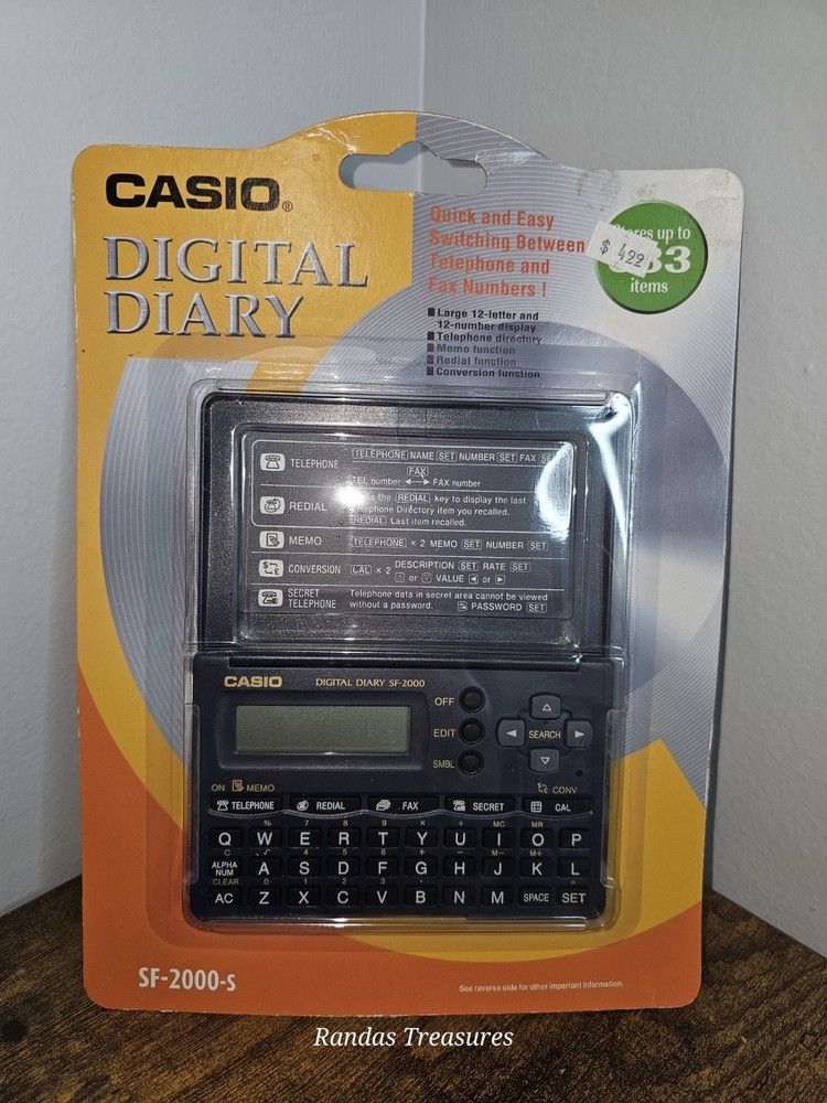 Casio SF-2000 Digital Diary Vintage Personal Organizer