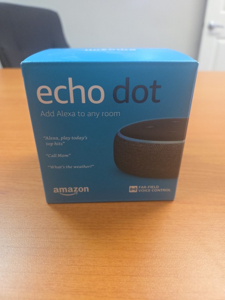 Amazon Echo Dot (3rd Generation) Smart Speaker - Charcoal Brand New Never Opened