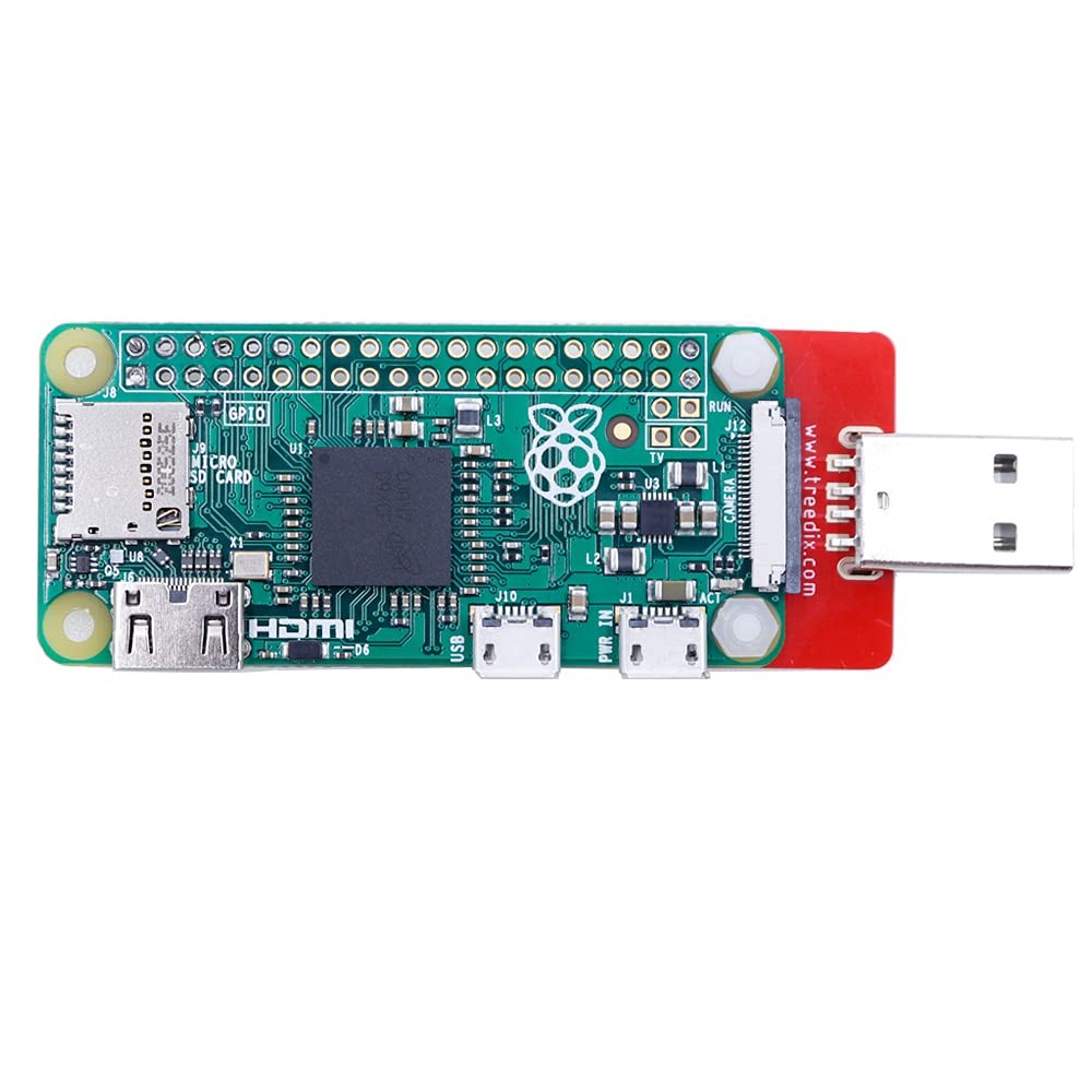 Raspberry Pi Zero/V1.3/Zero W USB-Micro to USB-A Adapter with Power and OTG S...