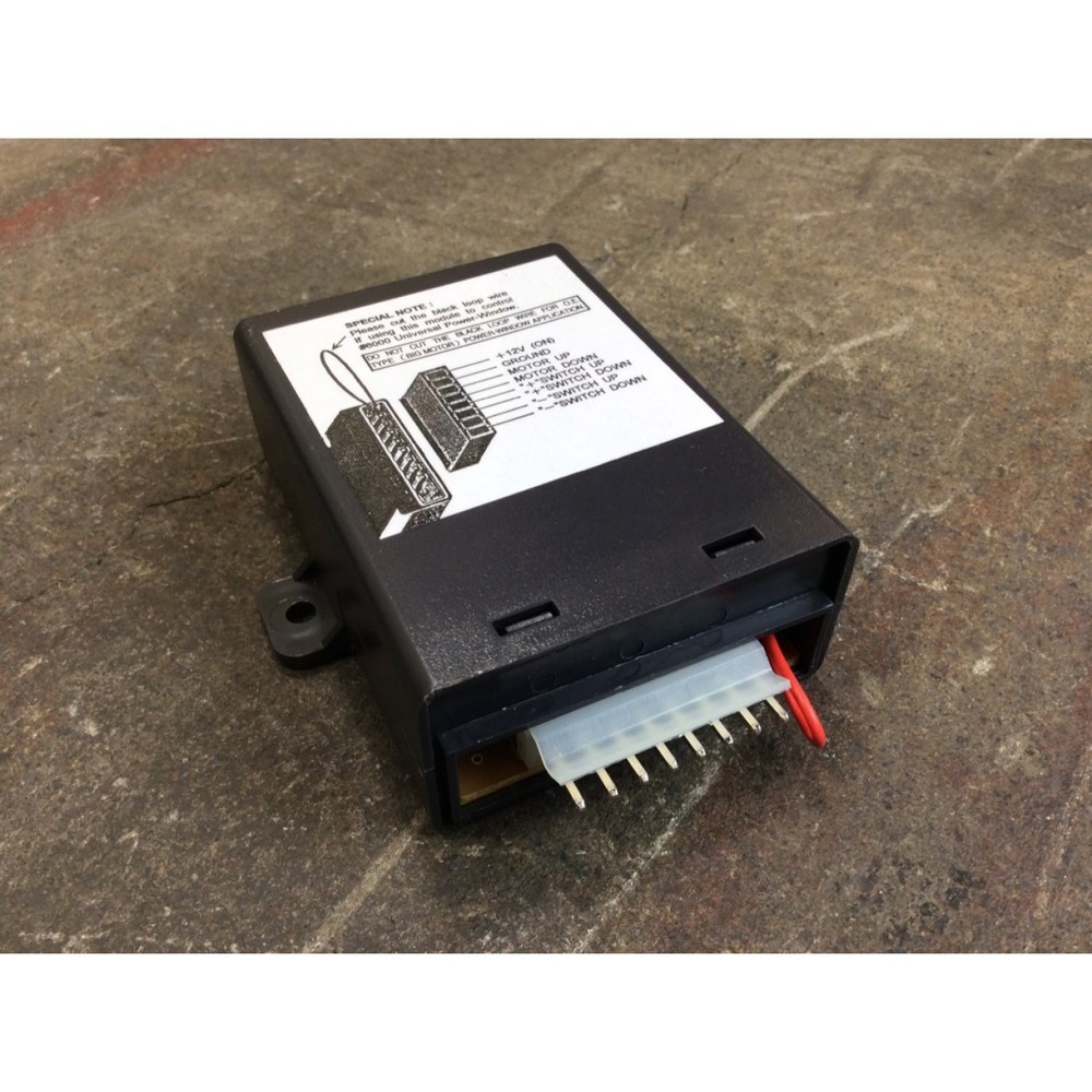 Autoloc One Touch Up Down Car Power Window Switch Control Module 12V Universal