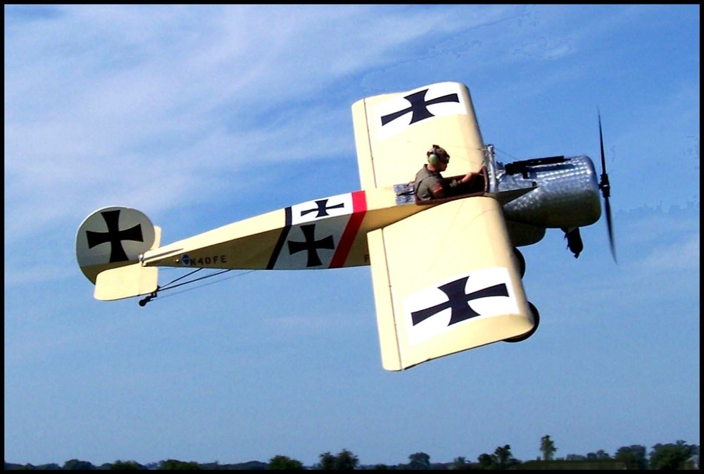 RC Clear Printed plans FOKKER EIII EINDECKER wingspan 50"