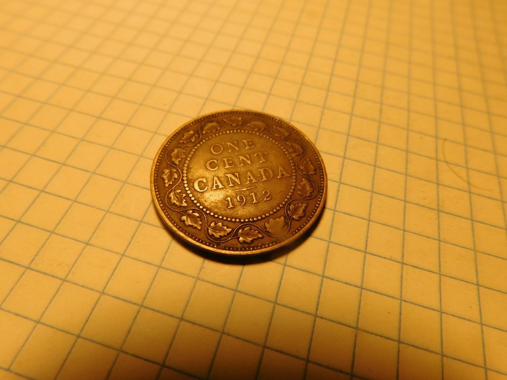 COIN CANADA 1 CENT 1912 # 881