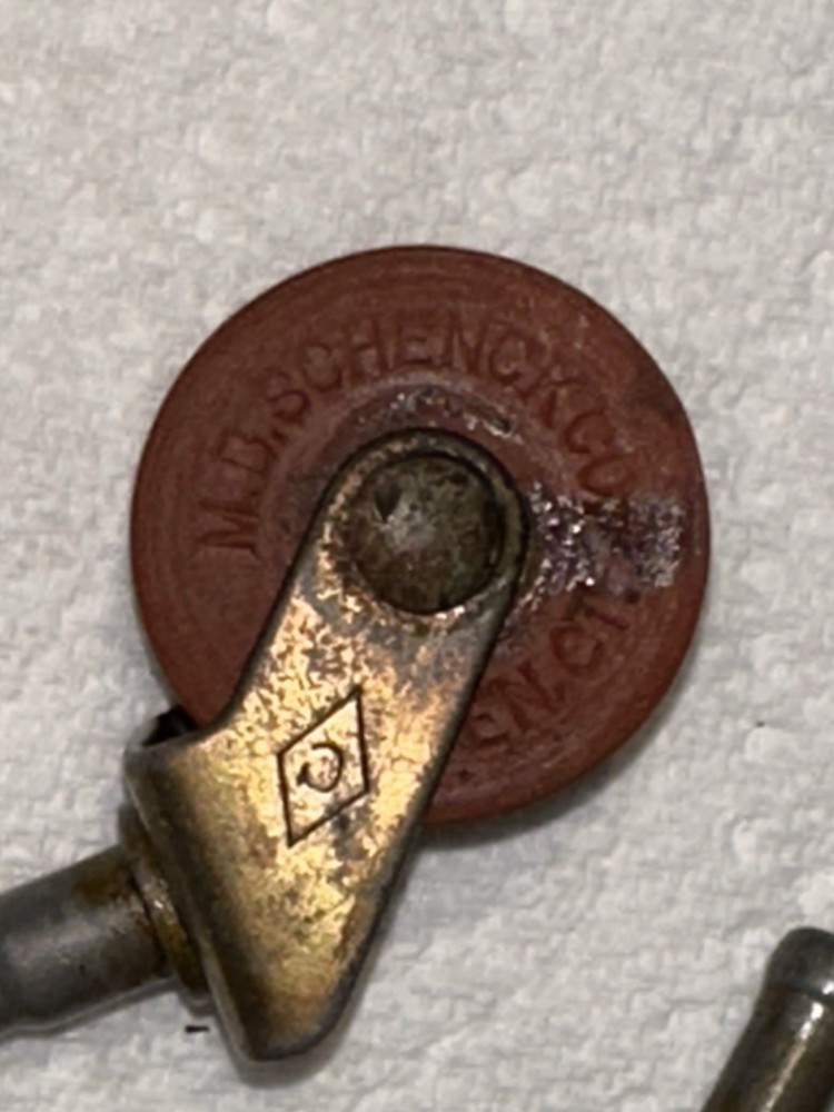 M.B. Schenck Co Diamond Velvet casters