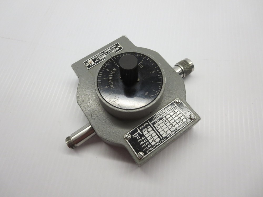 Weinschel Engineering 905 Variable Attenuator 0 - 10DB Used See Pics