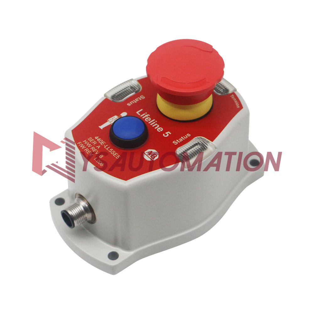 YG Allen Bradley 440E-LL5SE5 Ser.A Lifeline 5 Safety Cable Pull Switch PNP OSSD