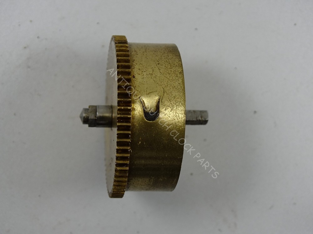 BRASS CLOCKWORK MAINSPRING BARREL MARKED 8S GERMAN HERMLE 150-010 CLOCKWORK