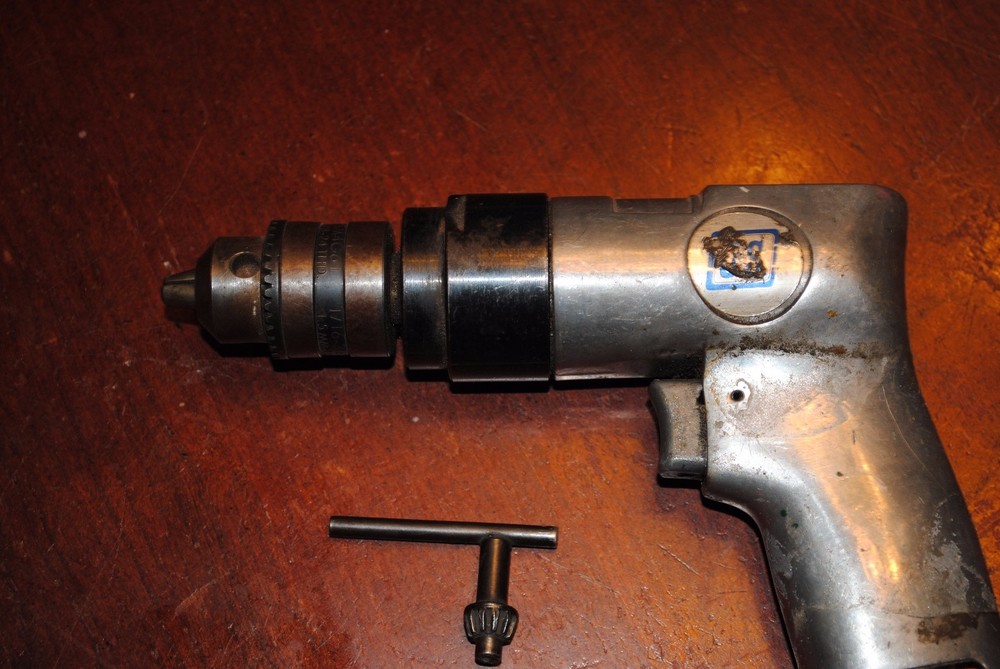 US Industrial Tools Air Drill ~ Aircraft Tools Jacobs chuck