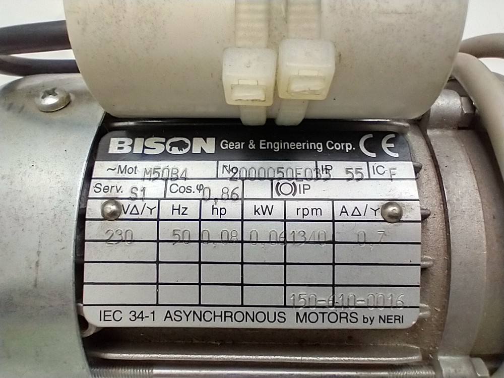 Creo KODAK CTP  Plete processor Bison Gear Motor