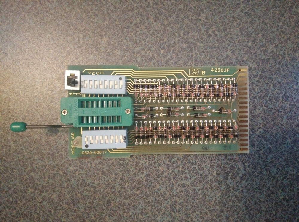 HP 10529 60017 Universal Reference Card 10529A Logic Comparator Blank PCB DIY