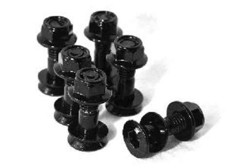Kermaxx Powder Coated Sprocket Bolt Kit BLACK