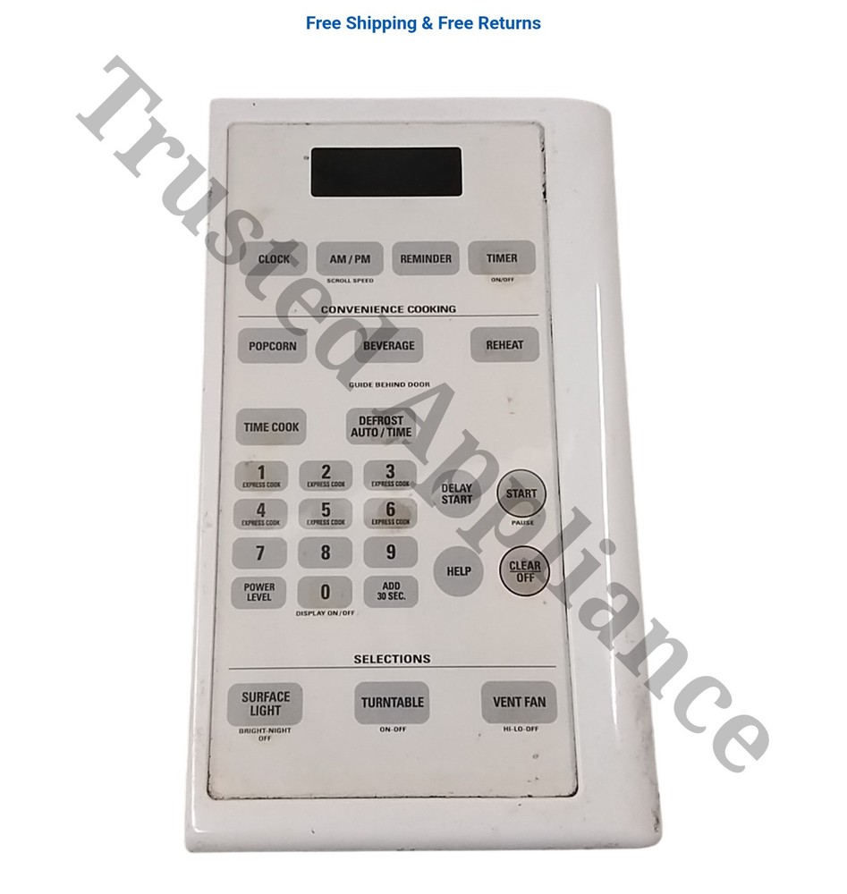 Samsung Microwave Control Panel Console DE64-003428 White