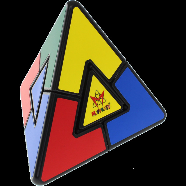Pyraminx Duo Black Base - Meffert's Rotation Puzzle Brainteaser