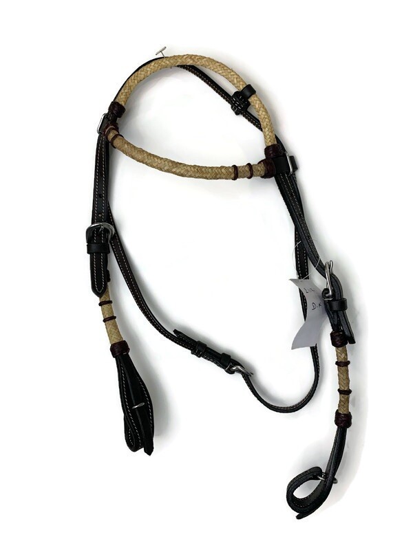 Western Brown Leather Headstall