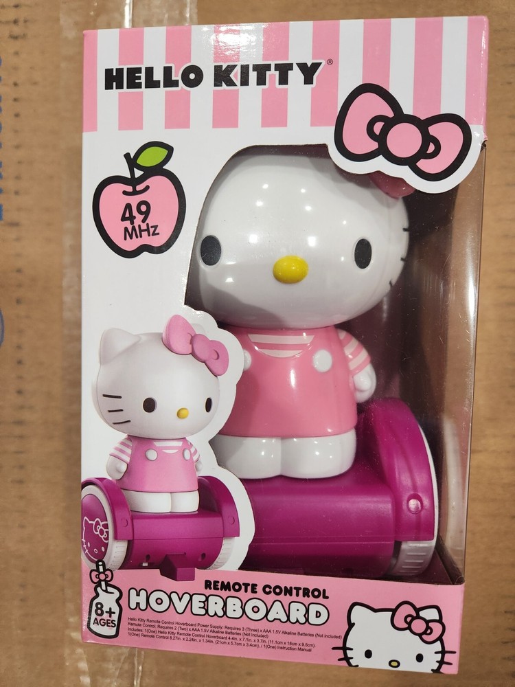 HELLO KITTY REMOTE CONTROL HOVERBOARD 49 MHz 8+AGES BNWT SEALED SANRIO 8+ AGES
