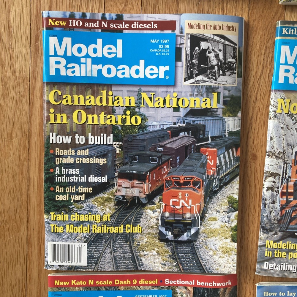 Model Railroader Magazine 1997- 12 Issues