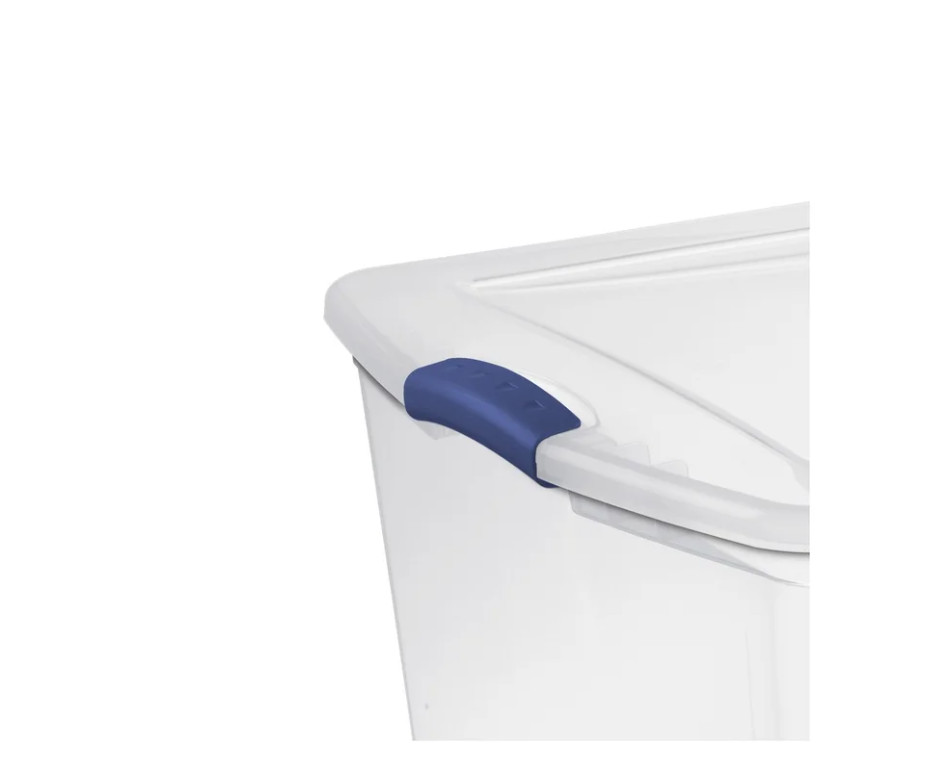 Sterilite 105 Quart Extra-Large Latching Storage Bin, Clear Plastic Storage Cont