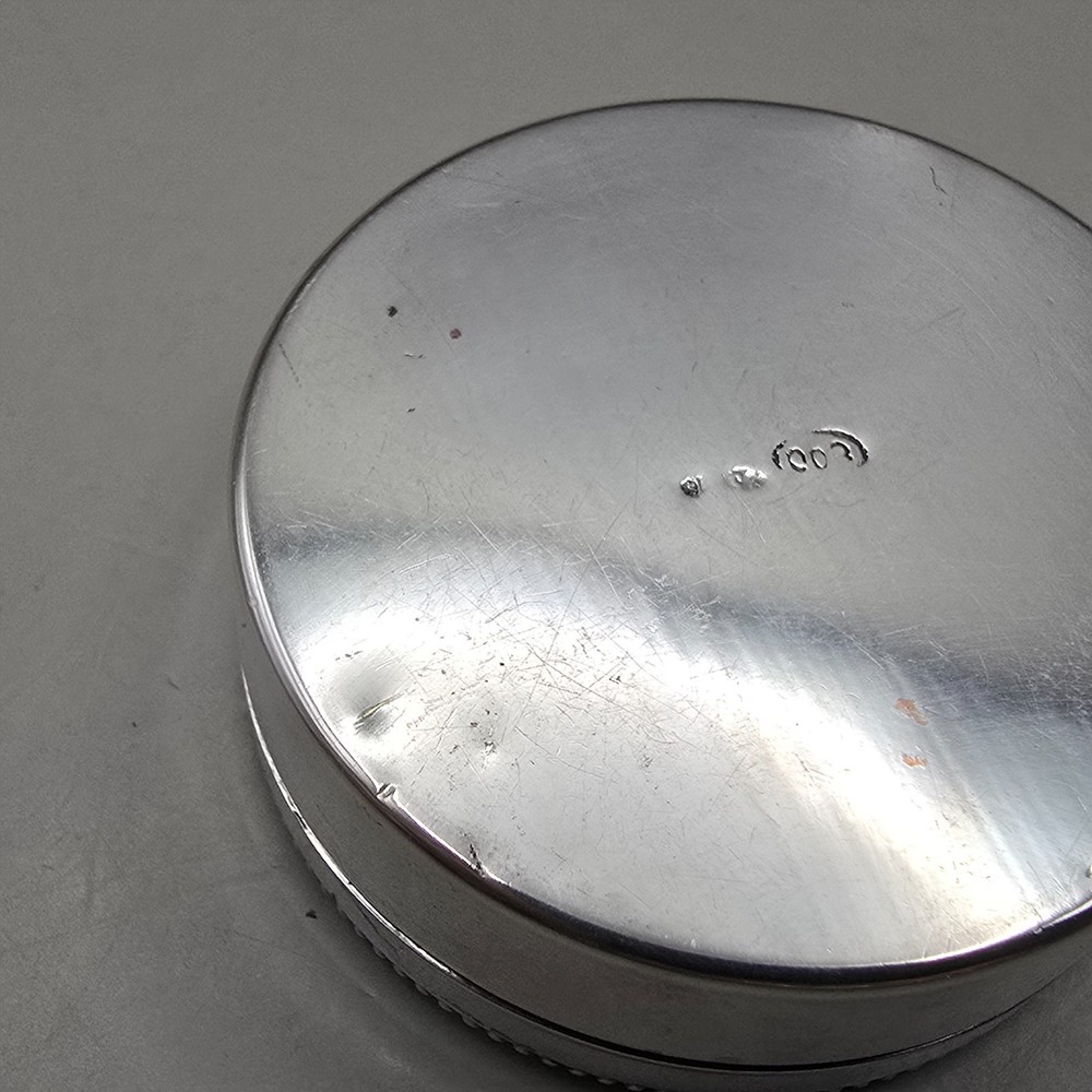 Antique Continental 800 Silver Vanity Box