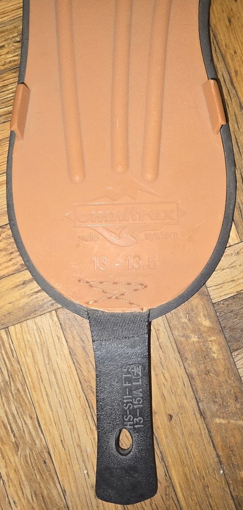 Korkers Omnitrax Sole System Klingon Rubber Replacement Soles. Size 13-13.5