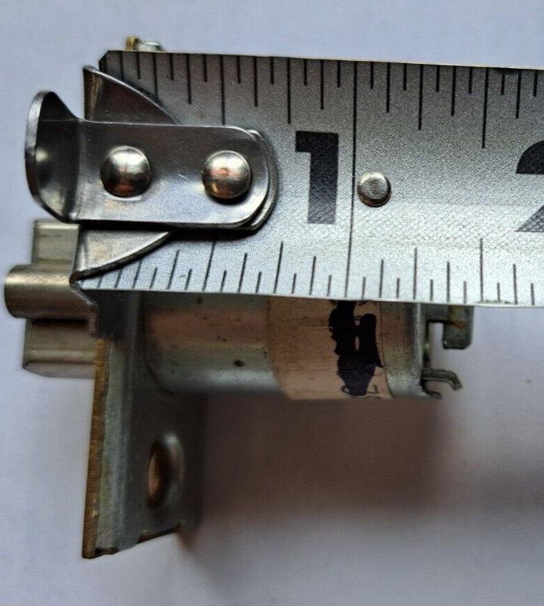 DEXTER BRASS EXTERIOR LATCH BOLT 2-3/8" Backset